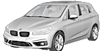 BMW F45 P1B0F Fault Code